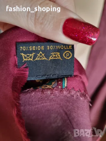 Елегантен шал коприна и вълна, снимка 7 - Шалове - 48272598