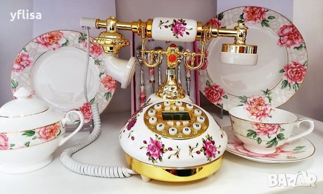 ВИНТИДЖ СЕРВИЗ ЗА СЪДОМИЯЛНА МАШИНА - КОСТЕН ПОРЦЕЛАН , снимка 6 - Сервизи - 21377723