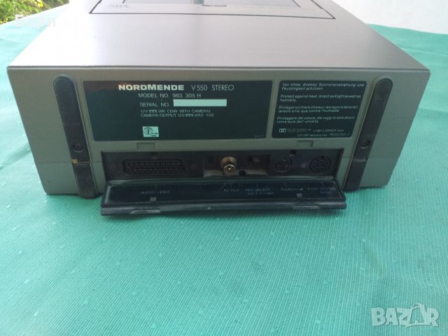 Видео NORDMENDE V550 STEREO VHS  professional, снимка 9 - Плейъри, домашно кино, прожектори - 33432629