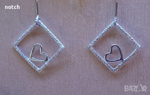 Сребърни обеци