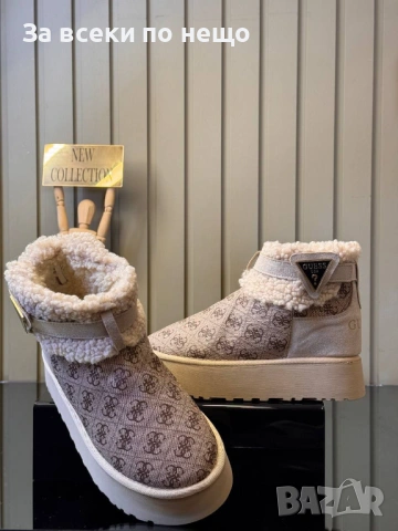 Guess Дамски Зимни Меки И Топли Боти Гес - Налични Различни Цветове Код E1173, снимка 2 - Дамски боти - 53226861