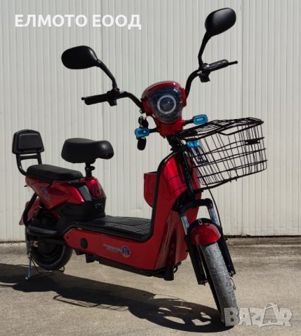 Електрически скутер 350W 20Ah батерия модел MK-K червен цвят, снимка 2 - Мотоциклети и мототехника - 40534532