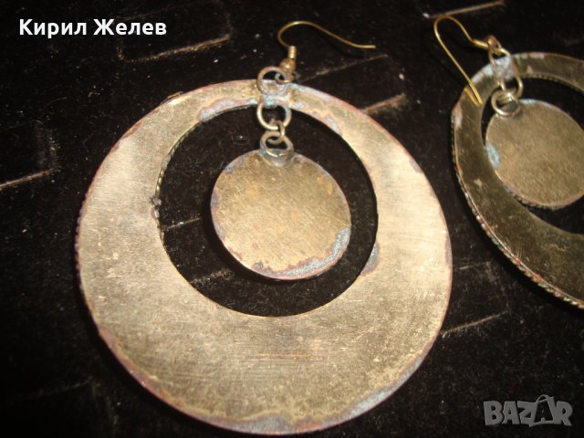 СТАРИННИ ЮВЕЛИРНА МАЙСТОРСКА ЕТНО ИЗРАБОТКА БРОНЗОВИ ОСМАНСКИ ОБЕЦИ с ЕСТЕСТВЕН ЧЕРВЕН КОРАЛ 11907, снимка 10 - Антикварни и старинни предмети - 32317845