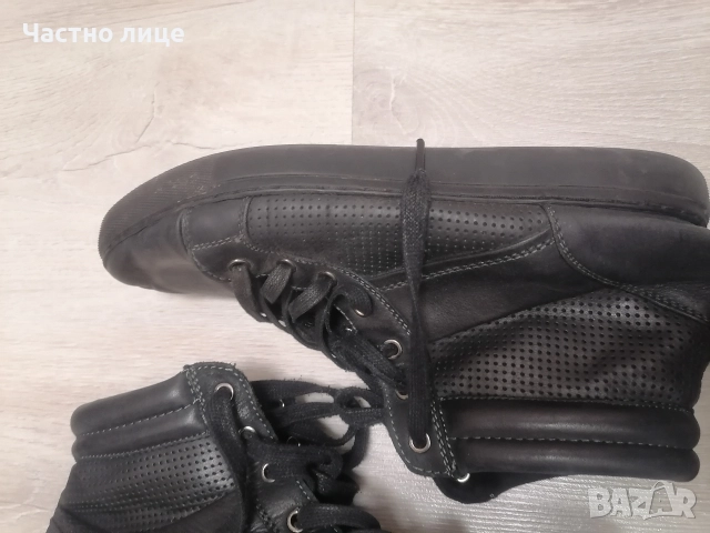 43н.Естествена кожа мъжки обувки, стелка 28 см. , снимка 5 - Ежедневни обувки - 52974438