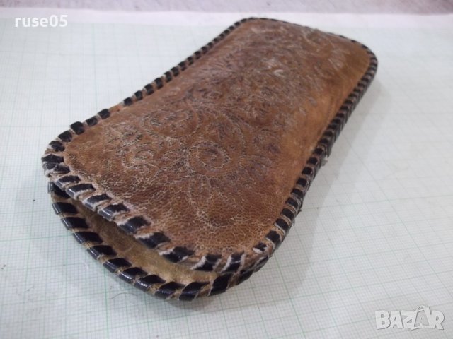 Калъф кожен за очила от магазин "СБХ" от соца, снимка 4 - Други ценни предмети - 40370173