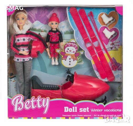 Играчка моторна шейна с кукла и момиченце, снимка 2 - Кукли - 43293587