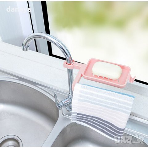 1394 Органайзер за мивка поставка за смесител за душ или мивка, снимка 5 - Органайзери - 28047725