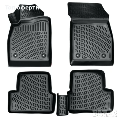 Гумени стелки RizLine съвместими с Citroen C4 2010-2018