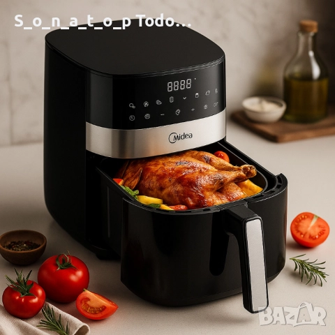 Еър фрайър Midea MF-CN65E2 - За готвене с горещ въздух
