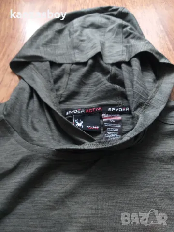 Spyder Men's Performance Hoodie - мъжка спортна блуза Л КАТО НОВА, снимка 5 - Блузи - 49212137