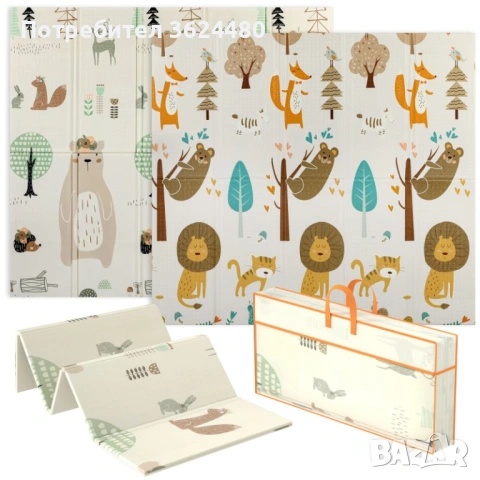 Килимче за игра сгъваемо термо 4841, снимка 6 - Други - 53271666