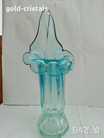  ваза кристално стъкло , снимка 1 - Антикварни и старинни предмети - 27309894