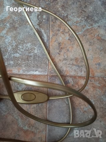  Красива месингова лампа, снимка 7 - Настолни лампи - 43697584