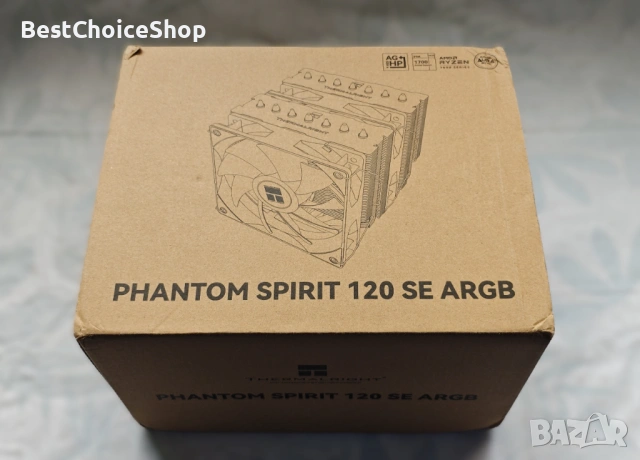 CPU Охладител Phantom Spirit 120 SE - 7 тръби, Двойни PWM вентилатори, AGHP Технология, снимка 8 - Други - 53517350