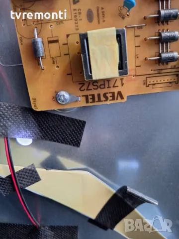 Платка POWER 17IPS72 от Dual DL49U550P1CW 49inc DISPLAY VES490QNDS-2D-N41, снимка 3 - Части и Платки - 47724539