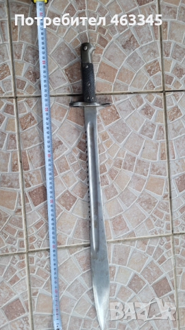 Щик, нож, байонет, британски, пионерски щик Елчо, трион, снимка 3 - Антикварни и старинни предмети - 52866648