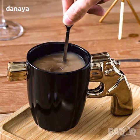 1107 Керамична чаша нестандартен подарък за мъж полицай