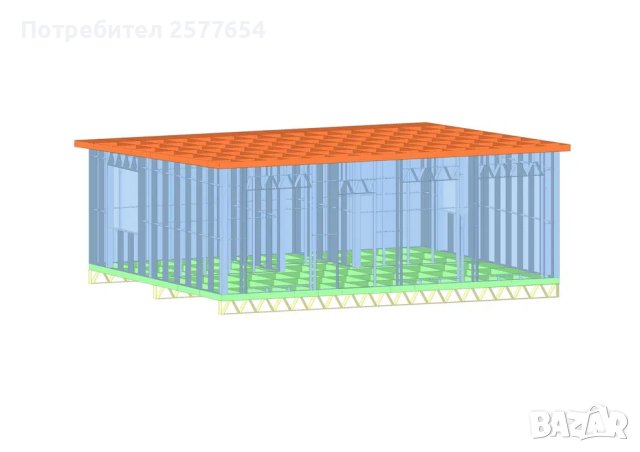 Бунгало,Контейнер,Павилион,Павилиони,Магазин - 56м2
