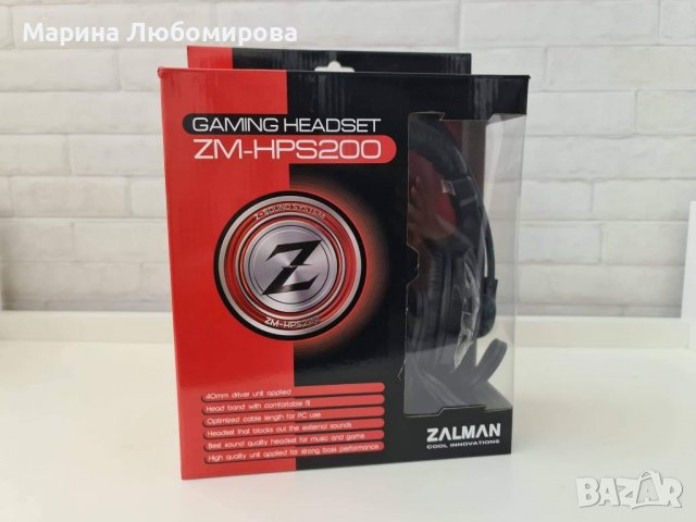 Zalman Геймърски слушалки  ZM-HPS200 , снимка 1 - Слушалки за компютър - 38322358
