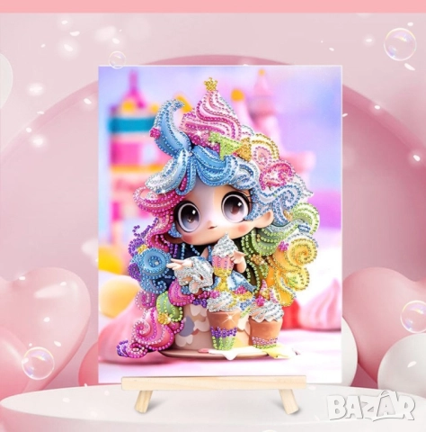 Детски диамантени гоблени с принцеси  , снимка 13 - Игри и пъзели - 52149819