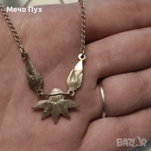 Сребърно колие (229), снимка 6 - Колиета, медальони, синджири - 43385657