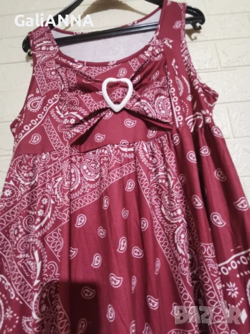 СТРАХОТНА ЛЯТНА РОКЛЯ 2XL, снимка 5 - Рокли - 50803280