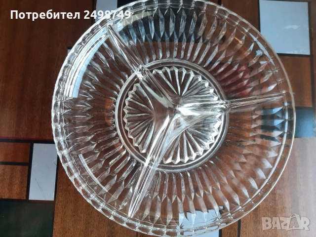 Плато за сервиране, чинийки за бяло сладко, снимка 2 - Чинии - 50813943