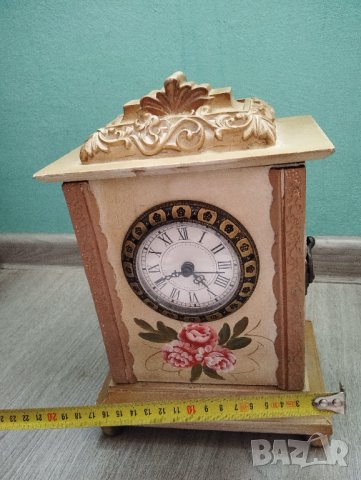 Ретро настолен часовник, снимка 4 - Антикварни и старинни предмети - 43897849