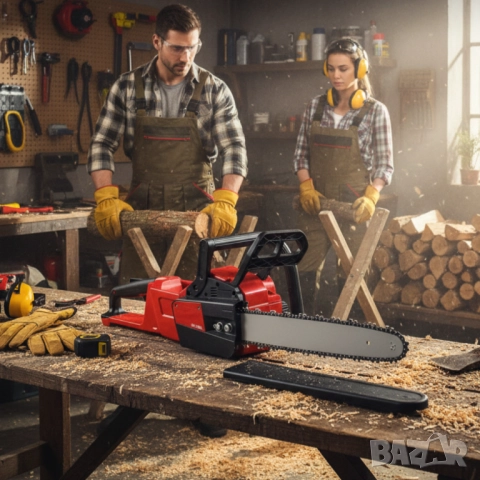 Акумулаторен верижен трион 40V PFBCS401 – Мощност без кабел и без компромиси, снимка 6 - Градинска техника - 51851902