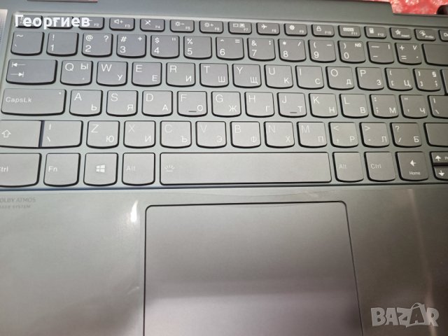Горен капак с клавиатура и тъчпад за Yoga 7-14ITL5 , снимка 2 - Части за лаптопи - 40724085