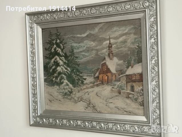 Гоблени по Вилер прецизно ушити по поръчка от специалист с DMC конци, снимка 14 - Гоблени - 50590555