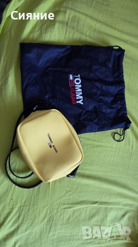 Есенна жълта чанта Tommy hilfiger, снимка 6 - Чанти - 51786331