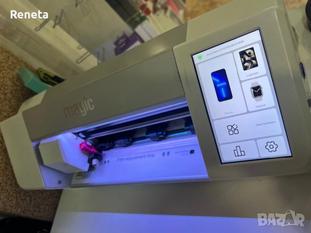 Машина за изрязване на хидрогел протектори за телефон (плотер) MAGIC БЕЗ КОДОВЕ, снимка 2 - Друга електроника - 52320051
