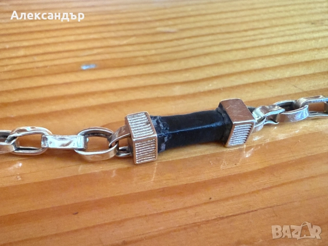 Мъжка златна гривна 14к 10.11 гр., снимка 8 - Гривни - 51704956