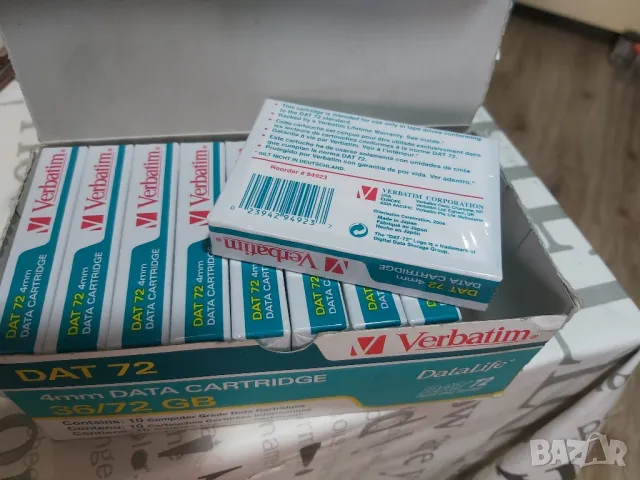 Verbatim 4mm DAT72 36/72GB касета за данни, снимка 4 - Аудио касети - 48358483