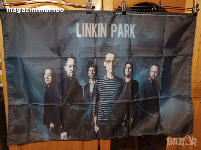Linkin Park Flag-60 см на 90 см, снимка 1 - Китари - 43145415