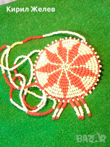 МЪНИСТА и КОЖА ОСМАНСКО АРАБСКО СТАРО КОЛИЕ за НОСИЯ 57571