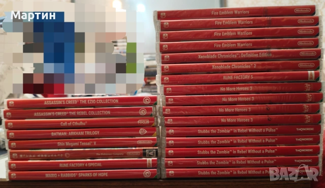 Продавам игри за Nintendo Switch