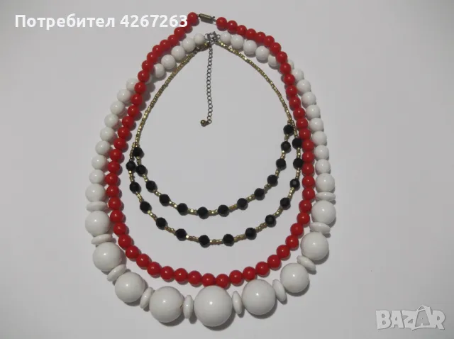 Лот от 3 колиета, ретро огърлици, гердани. Цената е за целия лот.