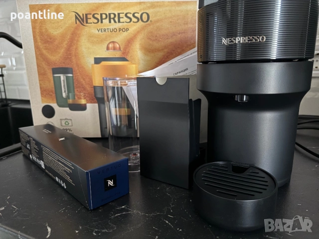 + гаранция Кафемашина Nespresso Vertuo Pop + подарък кафе капсули , снимка 8 - Кафемашини - 53578581