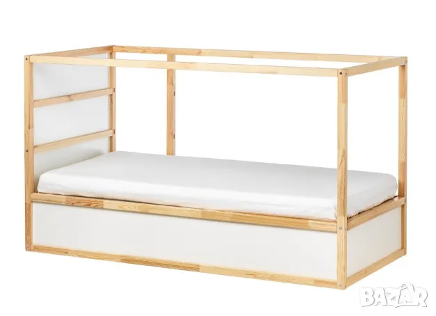 Детско легло Kura, Кура - двуетажно, обръщащо се, надстройка, Икеа, снимка 3 - Мебели за детската стая - 39472539