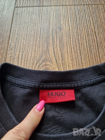 Страхотна мъжка блуза суитчър HUGO BOSS размер М, снимка 5 - Суичъри - 51875402