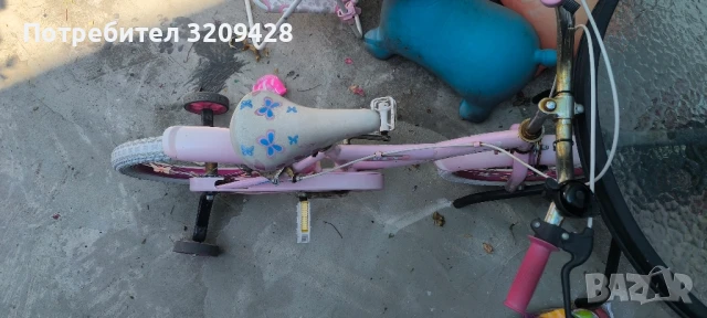 Детско колело с помощни колелца Bella 16х2.125, снимка 2 - Детски велосипеди, триколки и коли - 51079925