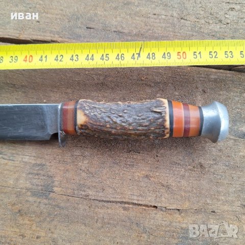 Стар Ловен нож , снимка 2 - Ножове - 43641954