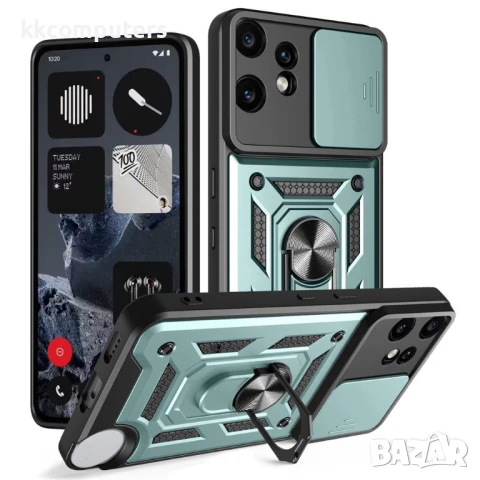 Nothing CMF Phone 2 Pro Удароустойчив Rotatable Ring Holder /Kickstand /Slide Camera/PC + TPU Калъф , снимка 3 - Калъфи, кейсове - 50820352