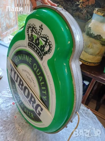 Огромна,светеща табела на Tuborg от 80-те год., снимка 4 - Рекламни табели - 47542553