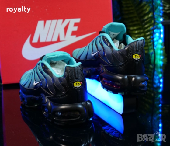 Nike Air Max TN Цвят Черно и Тюркоаз мъжки маратонки , снимка 2 - Маратонки - 51626478