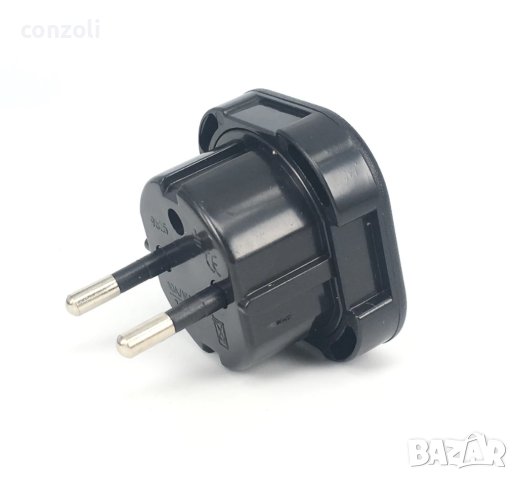 Преходник 220V адаптер от UK към BG стандарт, снимка 2 - Други стоки за дома - 43931236