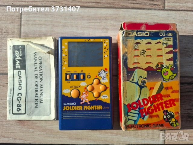 Електронна игра Casio CG‑86 “Soldier Fighter