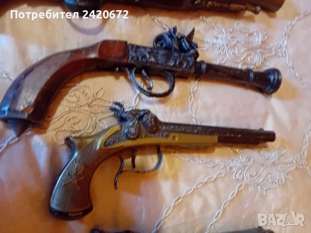 старинни  пищови реплика, снимка 5 - Антикварни и старинни предмети - 43228347